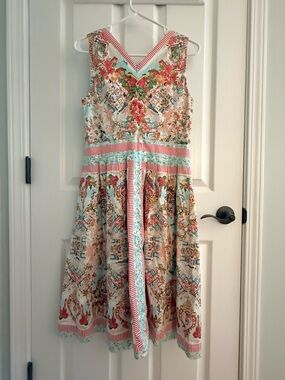 Talbots Cotton Sleeveless Lined Dress - size 6